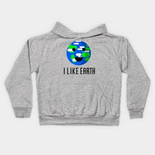 i like earth Kids Hoodie